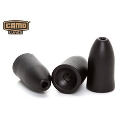 Camo Lures Tungsten Bullet Weight - Black 5,25g | 4Stk.