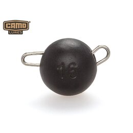 Camo Lures Tungsten Flexible Head - Black 5g | 2Stk.