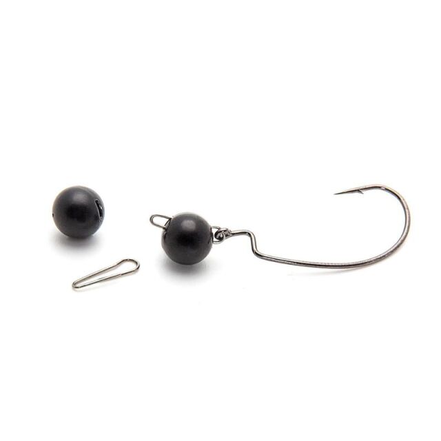 Camo Lures Tungsten Flexible Head - Black 14g | 2Stk