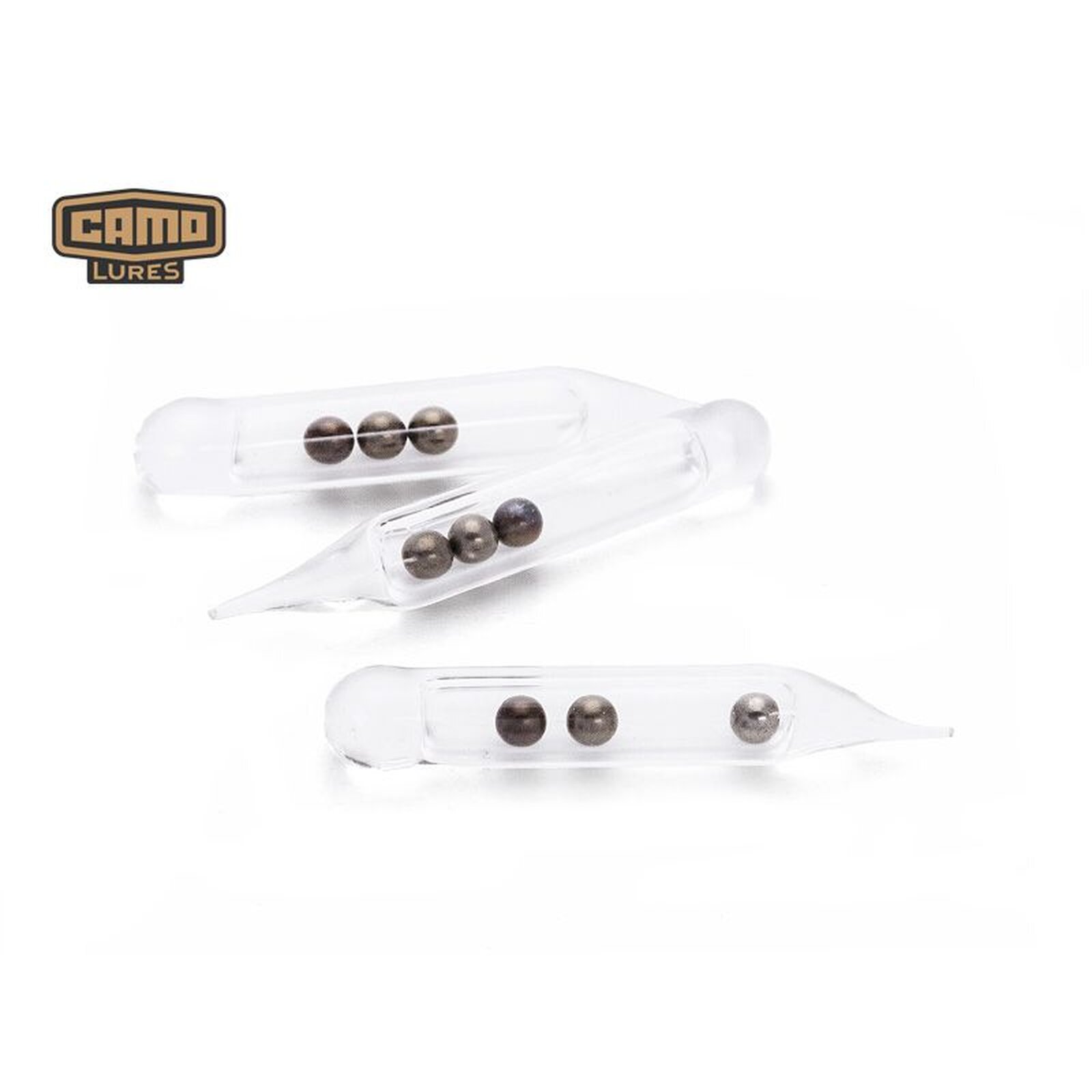 Camo Lures Glasrasseln 3mm | Mini Rattle | 3x10mm | 10Stk.