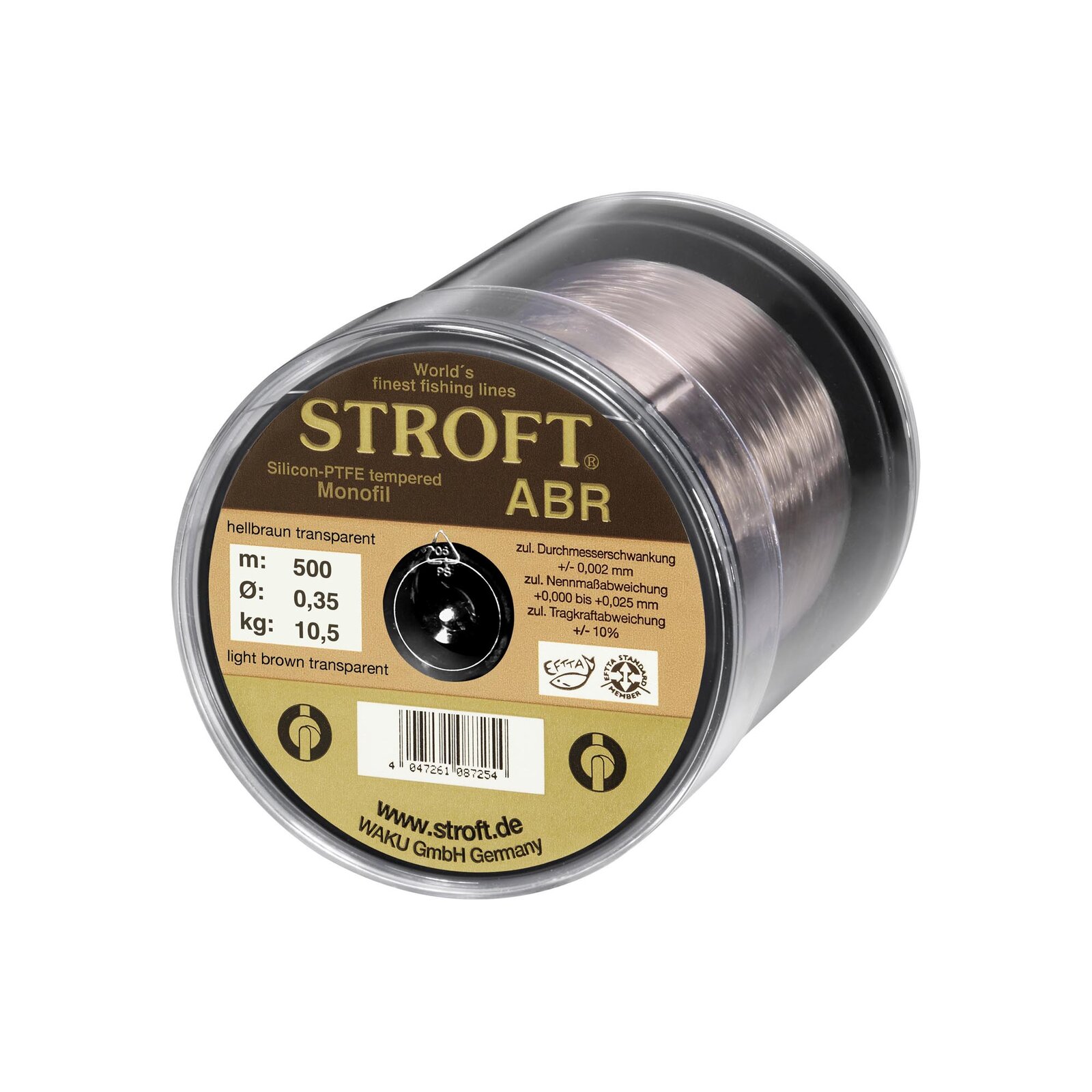 Rolle bespulen mit: STROFT ABR Monofil | 1,0m  0,35mm 10,50kg