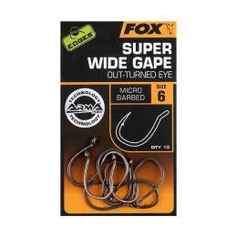 FOX EDGES Super Wide Gape (out-turned eye) 6Stk.