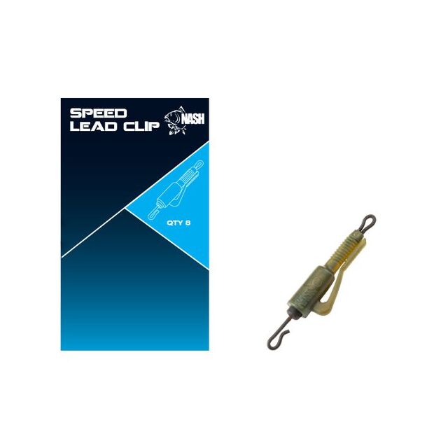 Nash Speed Lead Clip Green 8Stk.