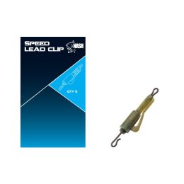 Nash Speed Lead Clip Green 8Stk.