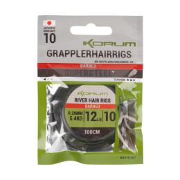 Korum Grappler Hair Rigs - 1,00m