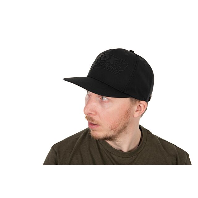 FOX Black/Camo Flat Peak Snapback Cap