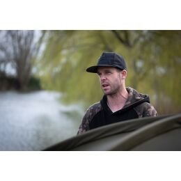 FOX Black/Camo Flat Peak Snapback Cap