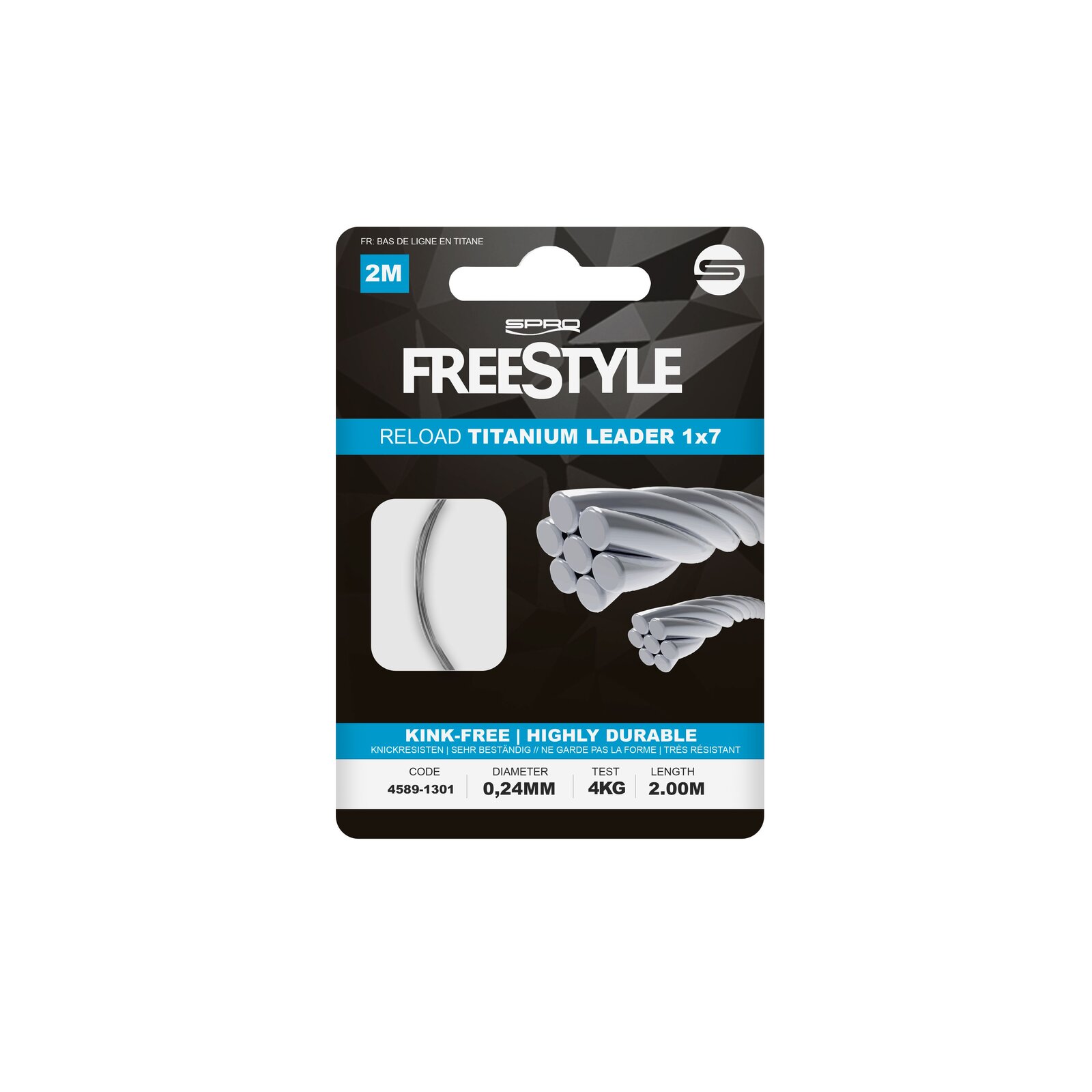 SPRO Freesytle Reload Titanium Leader 1x7