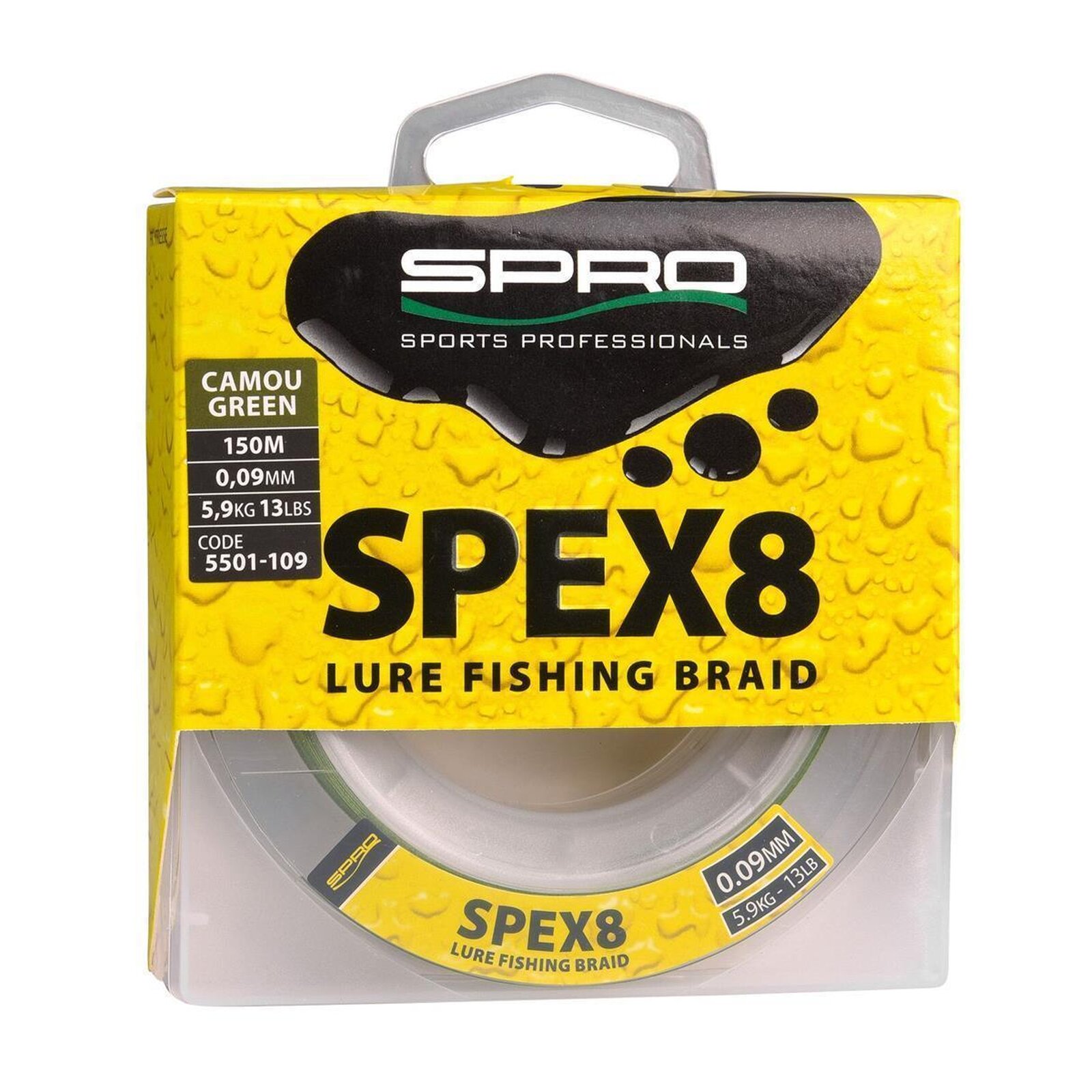 SPRO SPEX8 Camou Green 150m