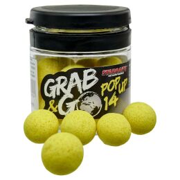 Starbaits Grab&Go Pop Up 14mm 20g Pineapple Fluo Gelb