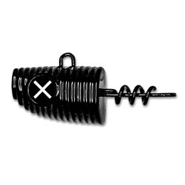 Monkey Lures Screw Head 80g Black Black