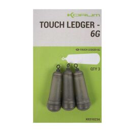 Korum Touch Ledger 6,0g 3Stk.