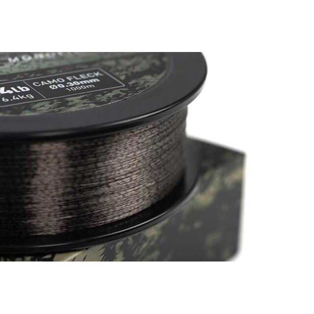 FOX Soft Steel Fleck Camo Mono 20lb (9.1kg) 0.37mm x 1000m