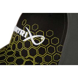 Matrix Hex Print Baseball Cap&nbsp;Black
