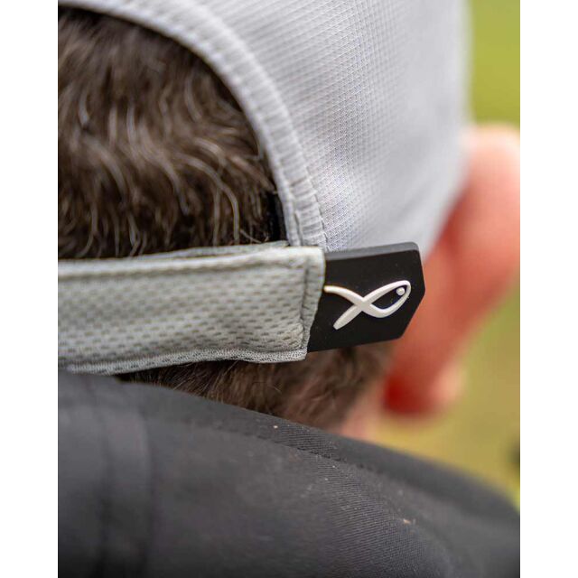 Matrix Hex Print Baseball Cap White