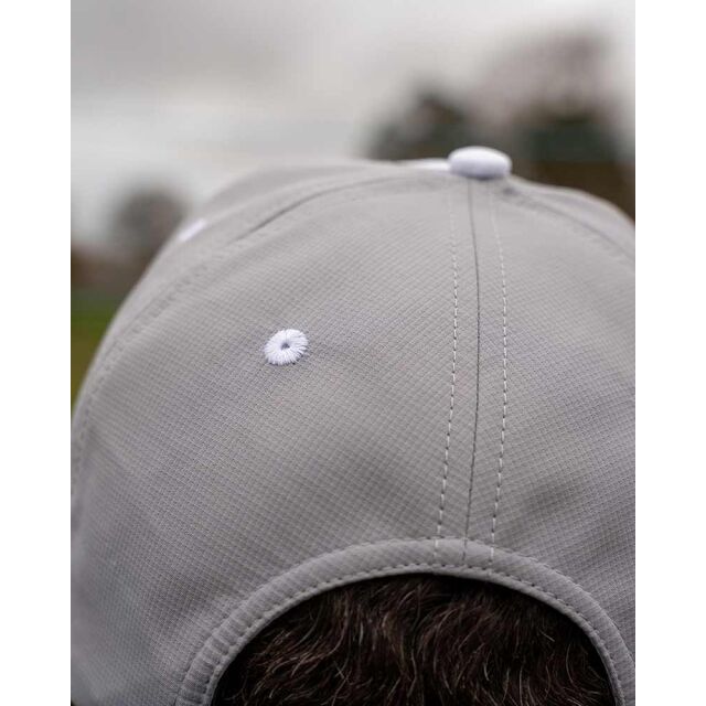 Matrix Hex Print Baseball Cap White