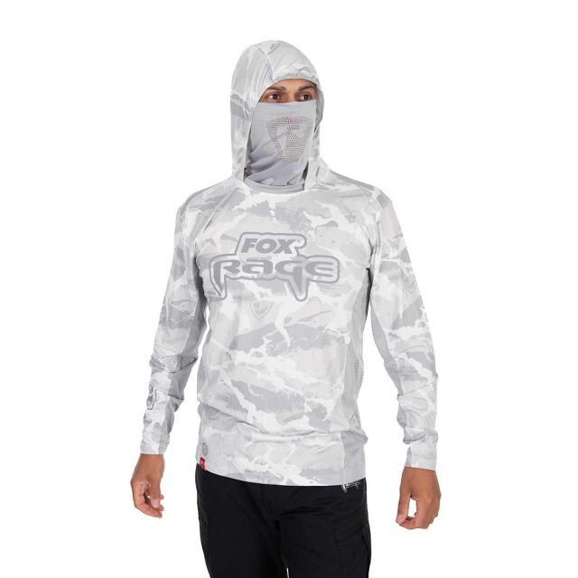 FOX Rage UV Hooded Light Camo Top
