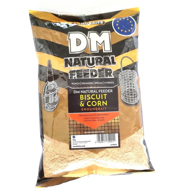 Sonubaits DM Natural Feeder Biscuit & Corn 1,00kg