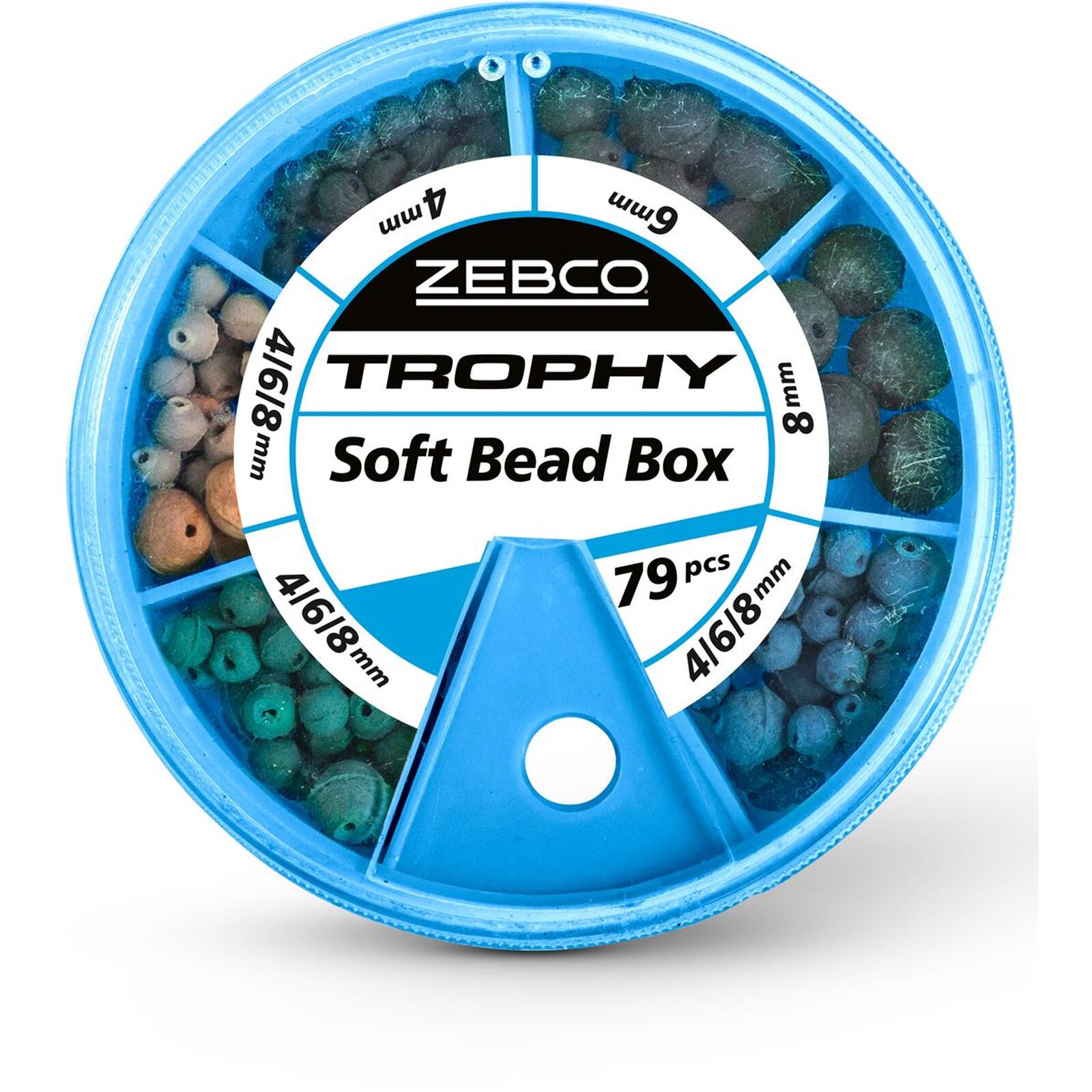 Zebco Soft Bead Box | Gummiperlen Sortiments-Box