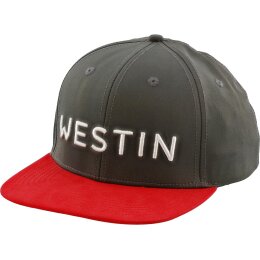 Westin Smooth Wiking Cap grau/rot | Angler-Cap