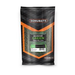 Sonubaits Marine Green Feed Pellets 4mm 900g