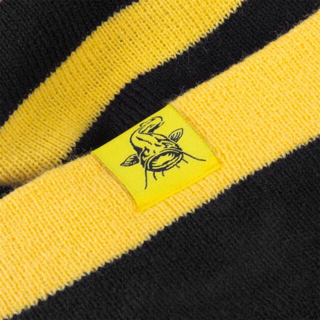 Black Cat Bobble Hat | Bommel-Mütze