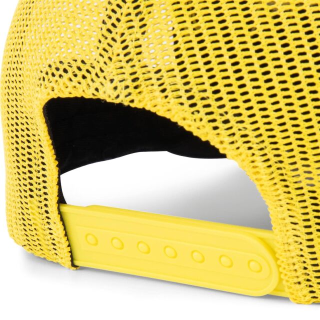 Black Cat Black and Yellow Trucker Cap