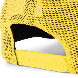 Black Cat Black and Yellow Trucker Cap