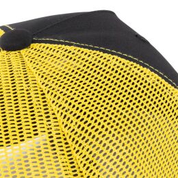 Black Cat Black and Yellow Trucker Cap