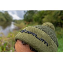 Korum Thermal Beanie Hat Black/Olive | Warme...