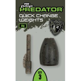 FOX Rage Predator Camo Quick Change Weights 4Stk. 10g