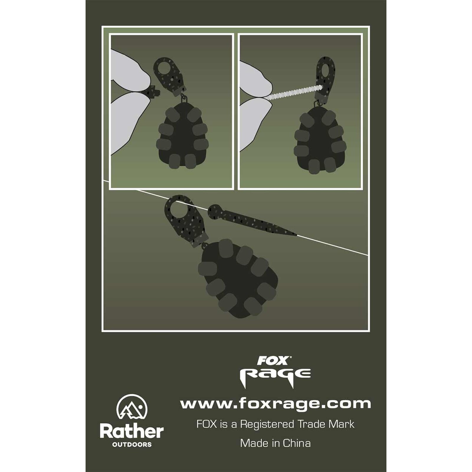 FOX Rage Predator Camo Low Resistance Run Ring x 5