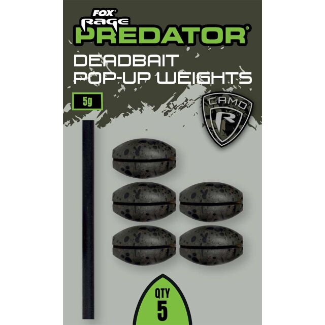 FOX Rage Predator Camo Deadbait Pop-Up Weights