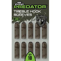 FOX Rage Predator Camo Treble Hook Sleeves 10Stk.