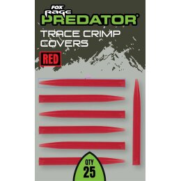 FOX Rage Predator Red Trace Crimp Covers 25Stk.