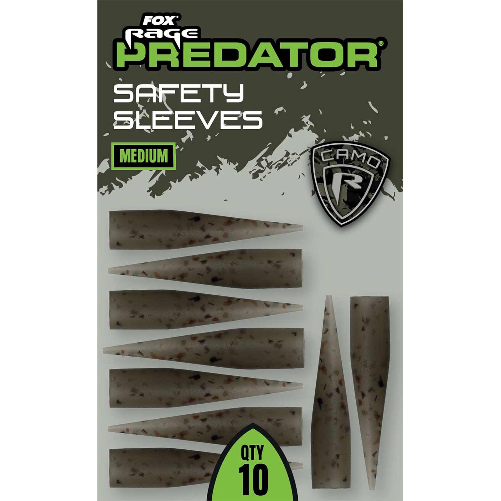 FOX Rage Predator Camo Safety Sleeves Large x 10