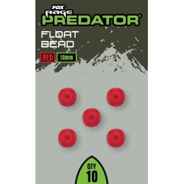 FOX Rage Predator Red Float Bead 10mm 10Stk.