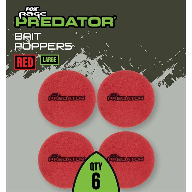 FOX Rage Predator Bait Poppers Red