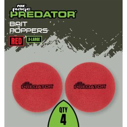 FOX Rage Predator Bait Poppers Red