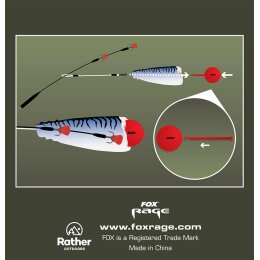 FOX Rage Predator Bait Poppers Red X-Large