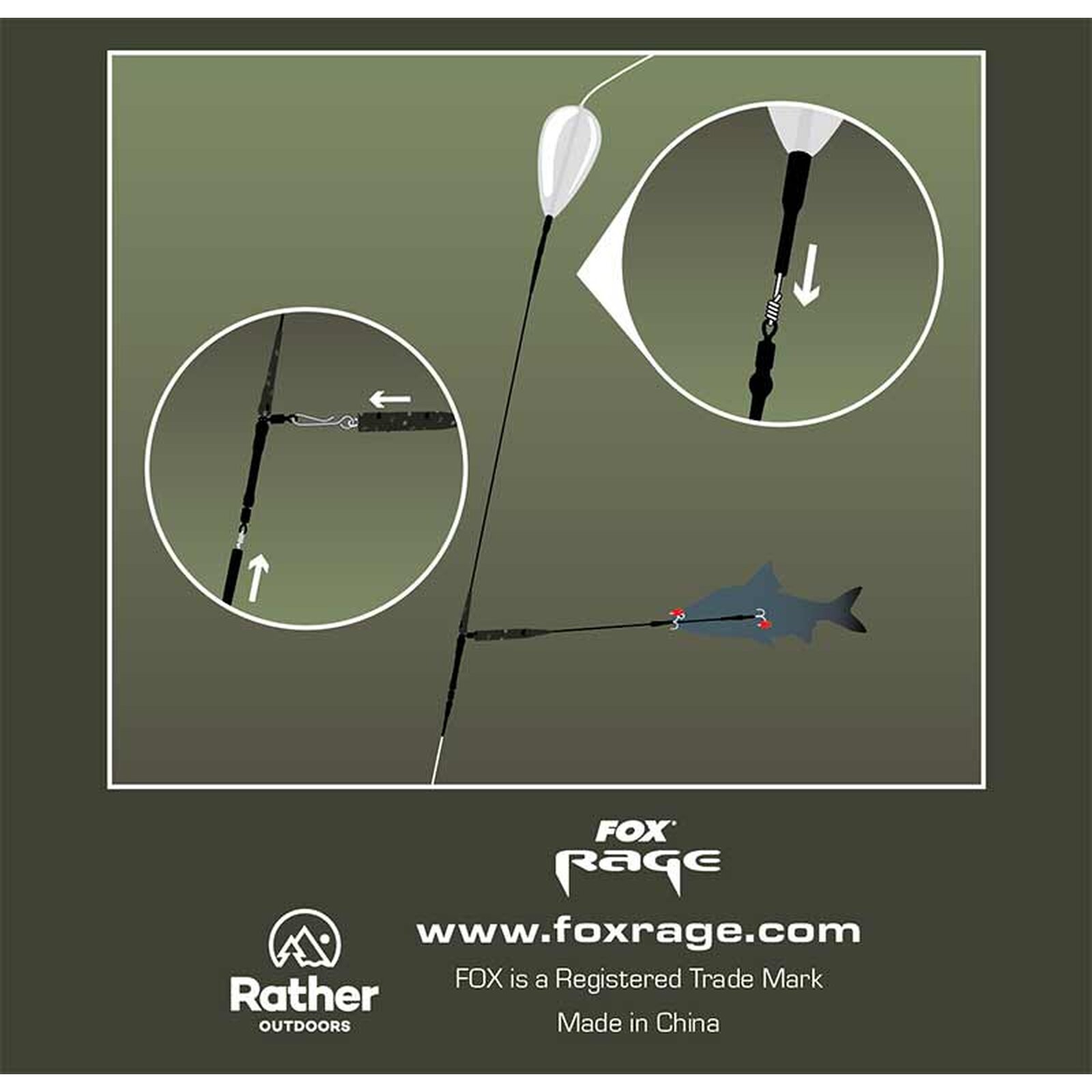 FOX Rage Predator Paternoster Up Trace 60cm