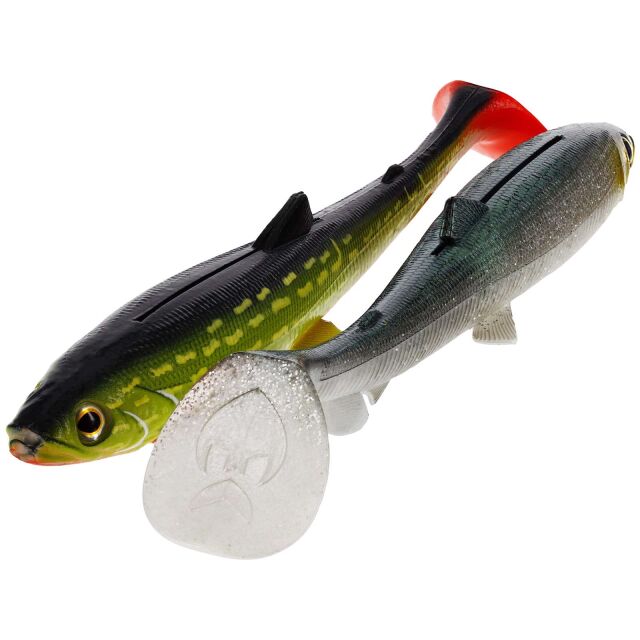 Westin BullTeez Shadtail 12,5cm 16g Fire Flash