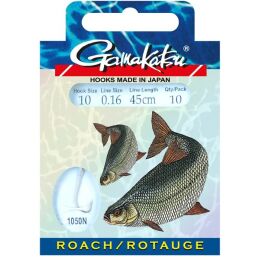 Gamakatsu Vorfachhaken Rotauge 1050N 0,45m 10Stk.