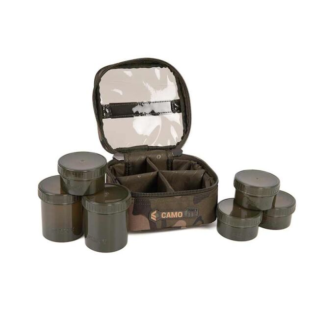 FOX Camolite™ 6 Pot Hookbait Case