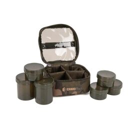 FOX Camolite™ 6 Pot Hookbait Case