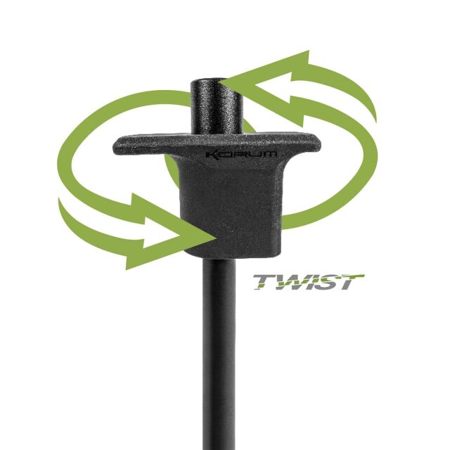 Korum Powertwist Bankstick 1Stk. 45cm