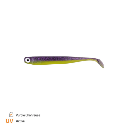 Zeck ZANDER Gummi 12cm 3Stk. Purple Chartreuse (UV)