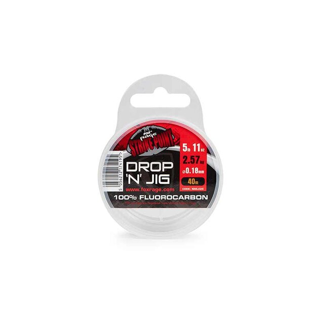 FOX Rage Strikepoint Drop N Jig Fluocarbon 40m