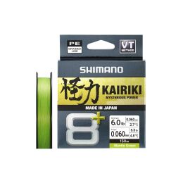 Shimano Kairiki 8+ Mantis Green 150m 0,06mm 2,70kg