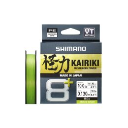 Shimano Kairiki 8+ Mantis Green 150m 0,13mm 4,50kg